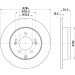 Hella | Bremsscheibe | 8DD 355 128-841 Hella | Bremsscheibe | 8DD 355 128-841