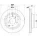 Hella | Bremsscheibe | 8DD 355 129-761