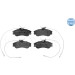 025 231 2419/W Bremsbelagsatz, Scheibenbremse MEYLE-ORIGINAL: True to OE.