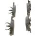 BOSCH | Bremsbelagsatz, Scheibenbremse | 0 986 424 648