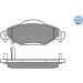 Meyle | Bremsbelagsatz, Scheibenbremse | 025 233 4017/W Meyle | Bremsbelagsatz, Scheibenbremse | 025 233 4017/W