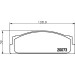 Hella | Bremsbelagsatz, Scheibenbremse | 8DB 355 007-111