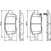 BOSCH | Bremsbelagsatz, Scheibenbremse | 0 986 424 803