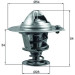 Mahle | Thermostat, Kühlmittel | TX 206 88D Mahle | Thermostat, Kühlmittel | TX 206 88D