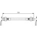 BOSCH | Bremsschlauch | 1 987 476 400 BOSCH | Bremsschlauch | 1 987 476 400