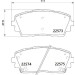 Brembo | Bremsbelagsatz, Scheibenbremse | P 30 115