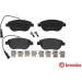 Brembo | Bremsbelagsatz, Scheibenbremse | P 23 137 Brembo | Bremsbelagsatz, Scheibenbremse | P 23 137