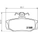 Hella | Bremsbelagsatz, Scheibenbremse | 8DB 355 017-991