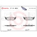 Brembo | Bremsbelagsatz, Scheibenbremse | P 11 010 Brembo | Bremsbelagsatz, Scheibenbremse | P 11 010