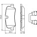 BOSCH | Bremsbelagsatz, Scheibenbremse | 0 986 494 636