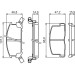 0 986 494 412 Bremsbelagsatz, Scheibenbremse