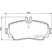 Brembo | Bremsbelagsatz, Scheibenbremse | P 50 047