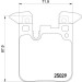 Hella | Bremsbelagsatz, Scheibenbremse | 8DB 355 021-611