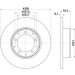 Hella | Bremsscheibe | 8DD 355 117-271