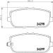 Hella | Bremsbelagsatz, Scheibenbremse | 8DB 355 006-781 Hella | Bremsbelagsatz, Scheibenbremse | 8DB 355 006-781