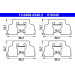 13.0460-0240.2 Zubehörsatz, Scheibenbremsbelag