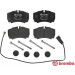 Brembo | Bremsbelagsatz, Scheibenbremse | P 24 084