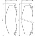BOSCH Bremsbelagsatz, Scheibenbremse 0 986 494 298