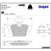 Delphi Bremsbelagsatz, Scheibenbremse LP1472