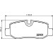 Hella | Bremsbelagsatz, Scheibenbremse | 8DB 355 021-761 Hella | Bremsbelagsatz, Scheibenbremse | 8DB 355 021-761