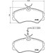 Brembo | Bremsbelagsatz, Scheibenbremse | P 23 023