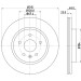 Hella | Bremsscheibe | 8DD 355 129-101 Hella | Bremsscheibe | 8DD 355 129-101