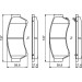 0 986 494 860 Bremsbelagsatz, Scheibenbremse
