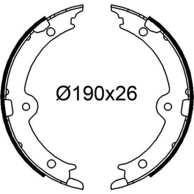 Bremsbackensatz 564275 Bremsbackensatz 564275