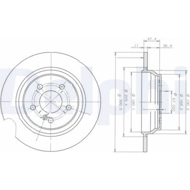 Bremsscheibe BG3725 Bremsscheibe BG3725