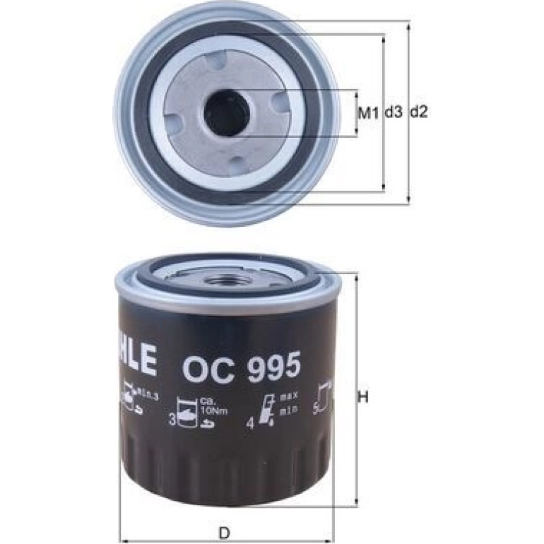 Ölfilter OC 995 Ölfilter OC 995