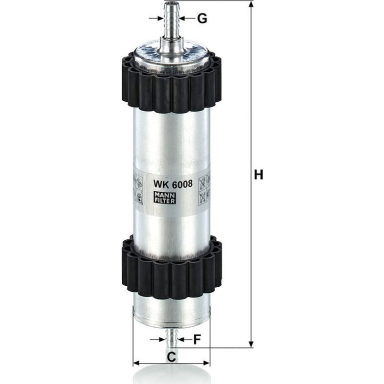 Kraftstofffilter WK 6008 Kraftstofffilter WK 6008