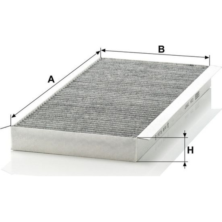 MANN-FILTER CUK 3567 Innenraumfilter, Aktivkohlefilter