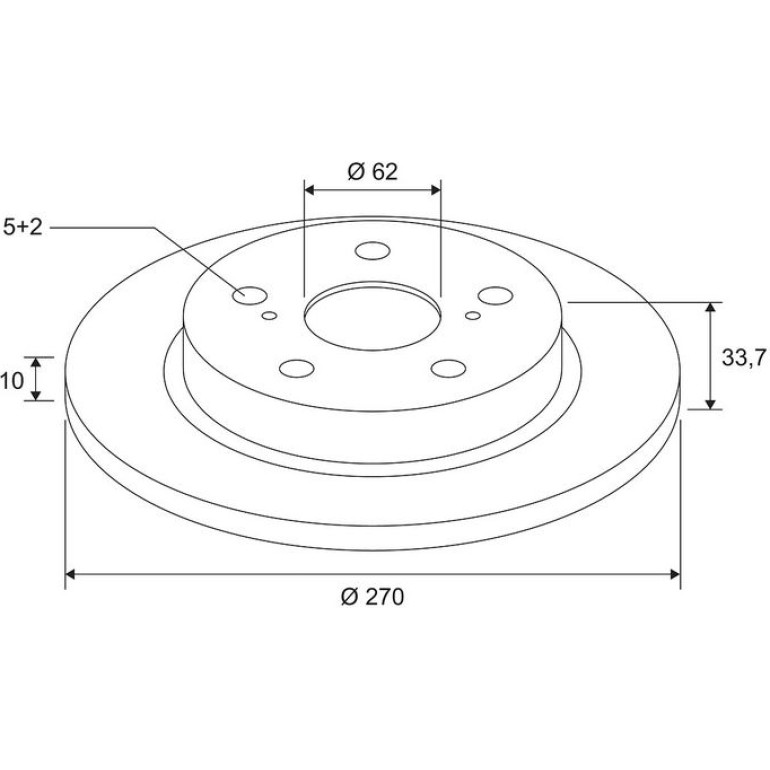 Bremsscheibe 672629
