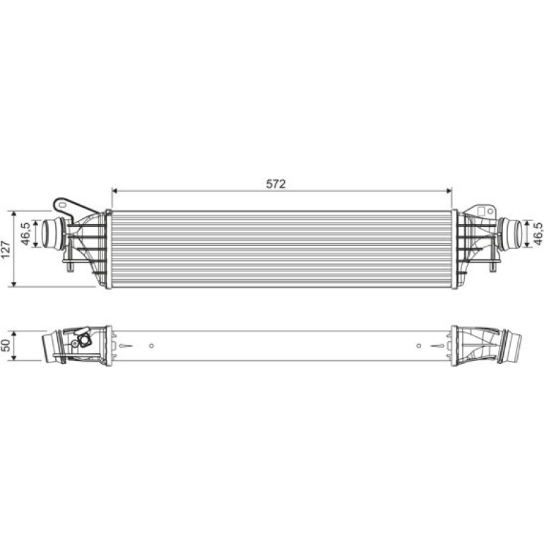Ladeluftkühler 822909 Ladeluftkühler 822909