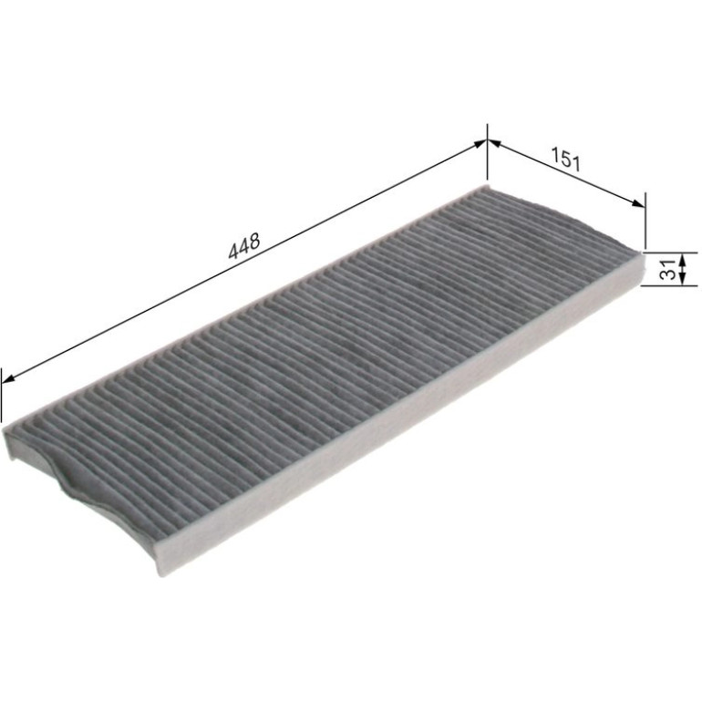 Filter, Innenraumluft 1 987 435 606 Filter, Innenraumluft 1 987 435 606