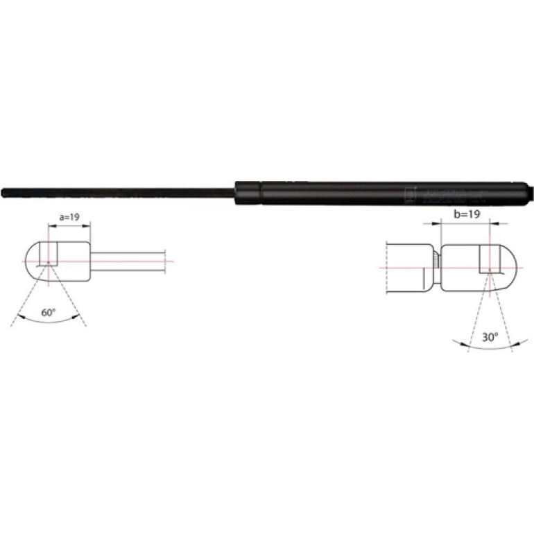 Gasfeder, Koffer-/Laderaum 2110516
