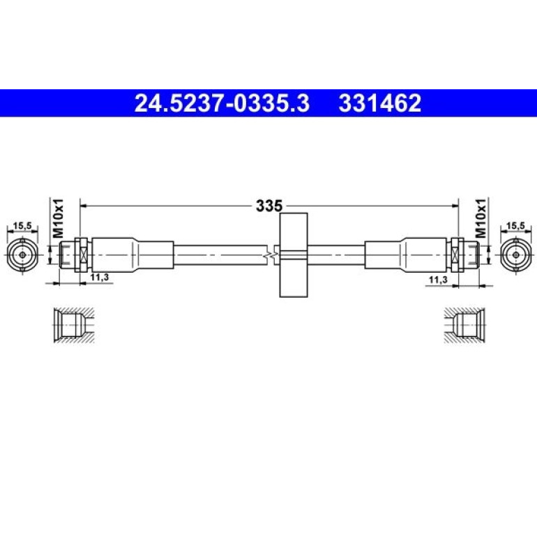 Bremsschlauch 24.5237-0335.3