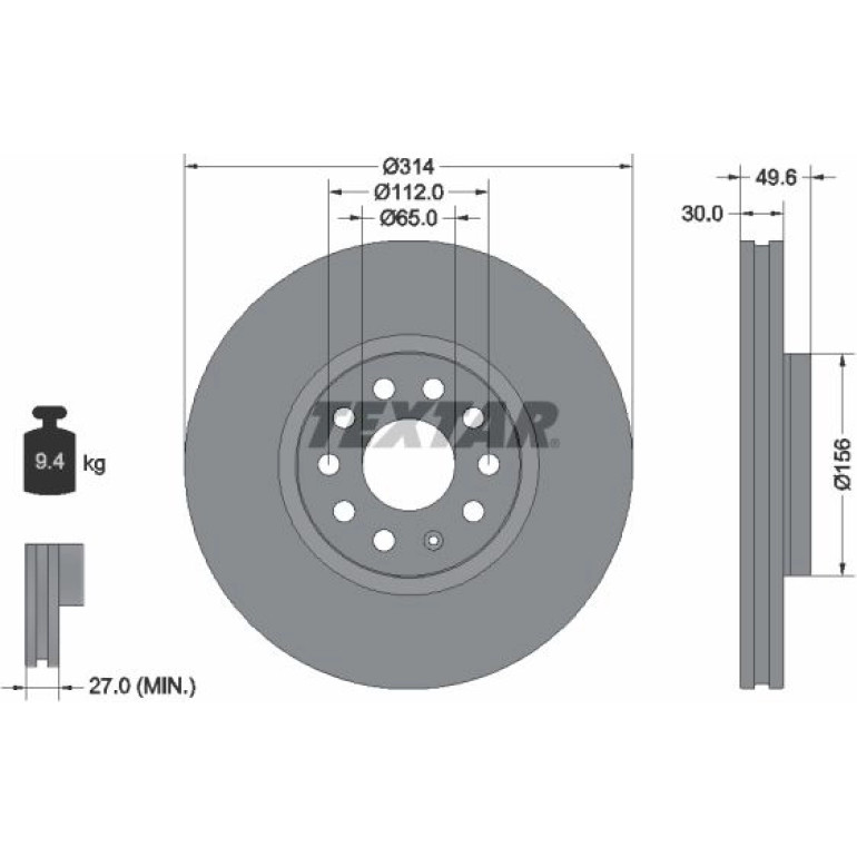 Bremsscheibe 92232403 Bremsscheibe 92232403