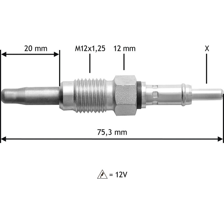 Glühkerze 345181