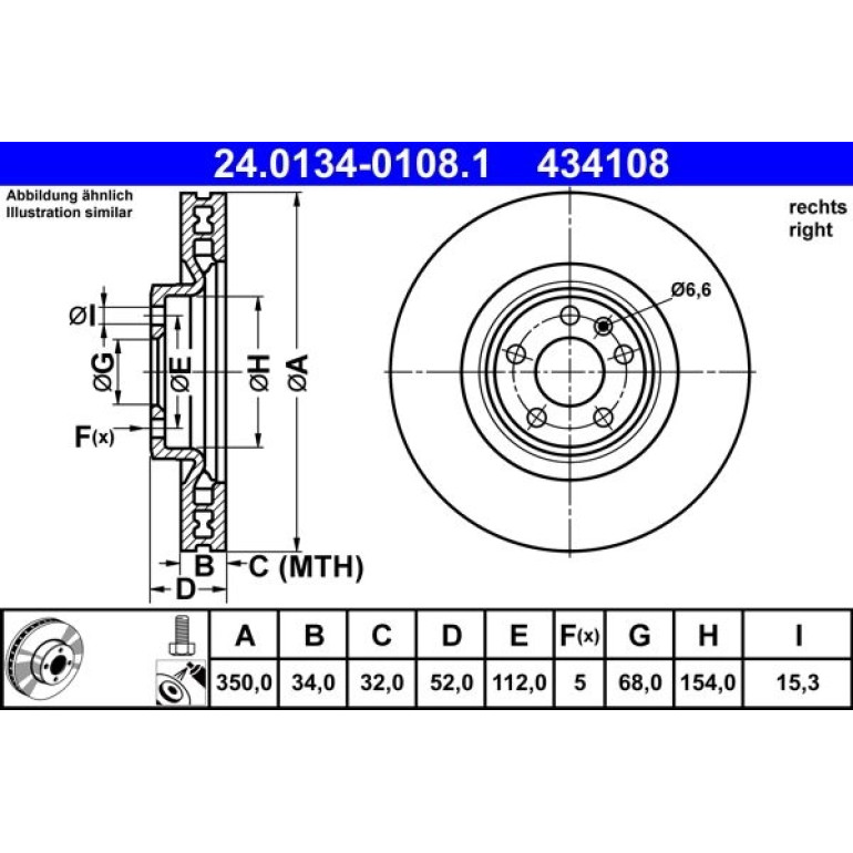 Bremsscheibe 24.0134-0108.1