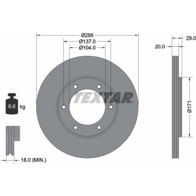 Bremsscheibe 92035600 Bremsscheibe 92035600