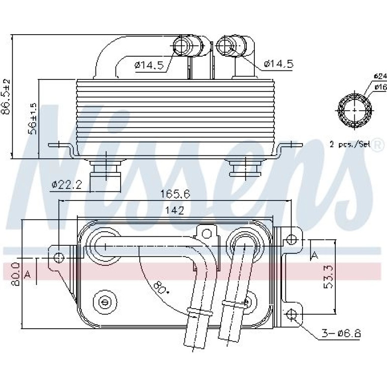 Ölkühler, Automatikgetriebe 90623 Ölkühler, Automatikgetriebe 90623