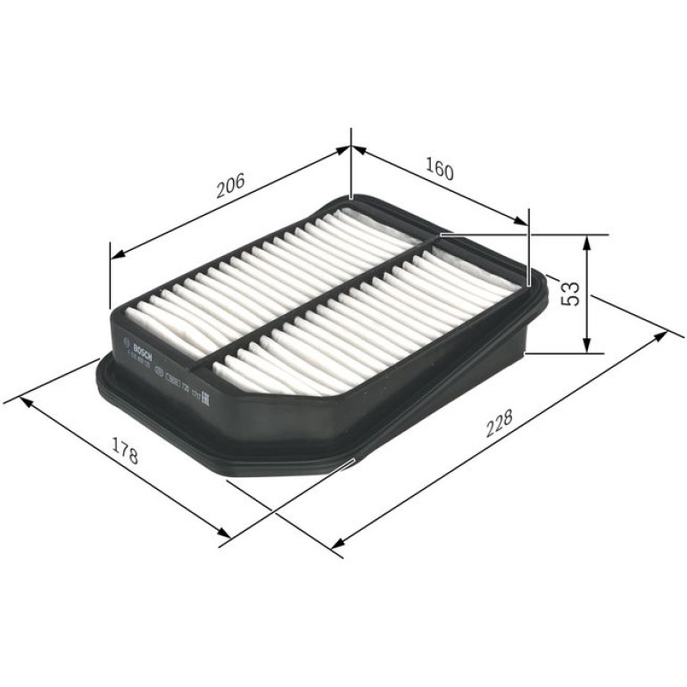 BOSCH F 026 400 125 Luftfilter BOSCH F 026 400 125 Luftfilter