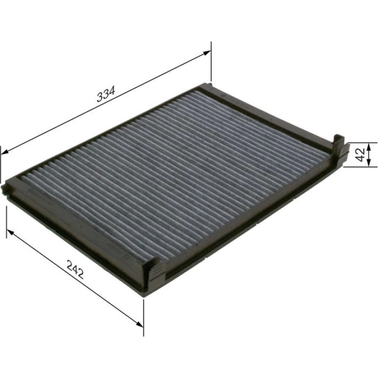 Filter, Innenraumluft 1 987 435 563 Filter, Innenraumluft 1 987 435 563