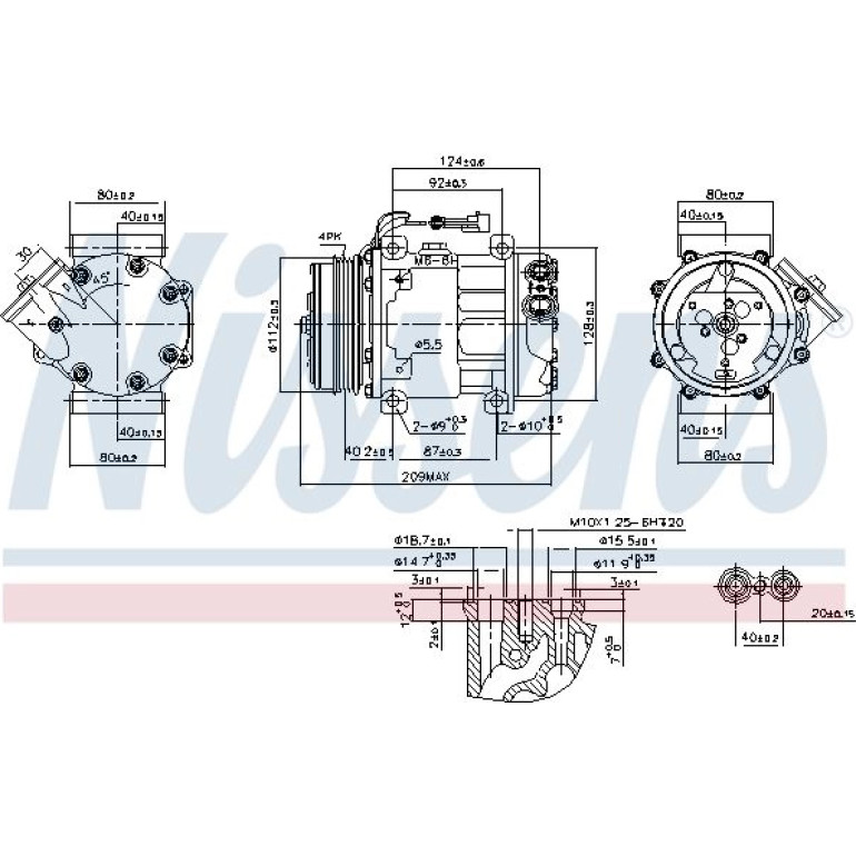 Kompressor, Klimaanlage 89347 Kompressor, Klimaanlage 89347