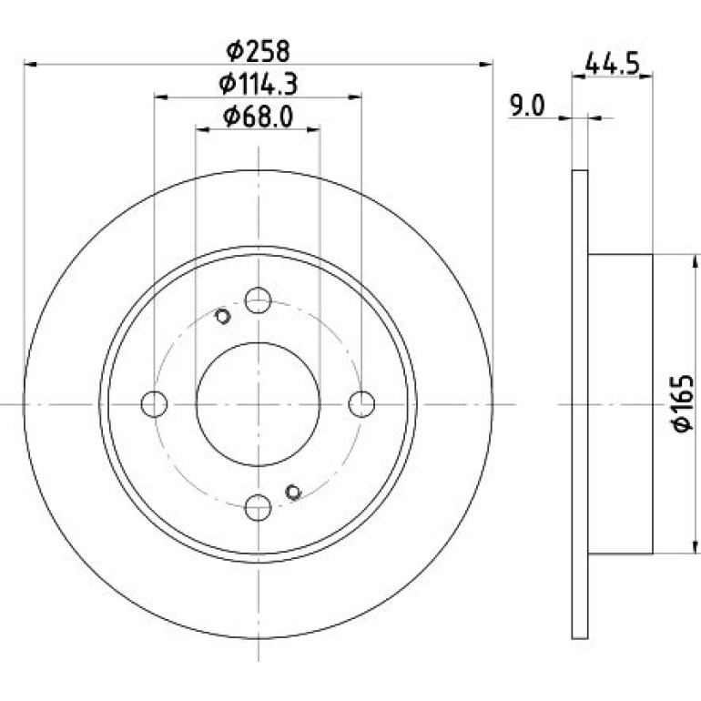 Bremsscheibe 8DD 355 105-171 Bremsscheibe 8DD 355 105-171