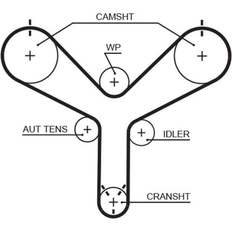 Zahnriemensatz K01T298 Zahnriemensatz K01T298