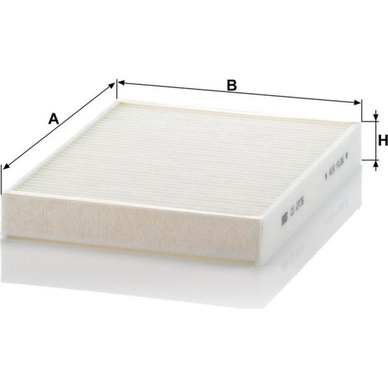 MANN-FILTER CU 2736-2 Innenraumfilter, Partikelfilter MANN-FILTER CU 2736-2 Innenraumfilter, Partikelfilter
