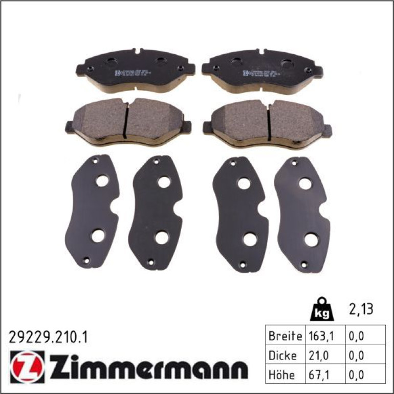 Bremsbelagsatz, Scheibenbremse 29229.210.1