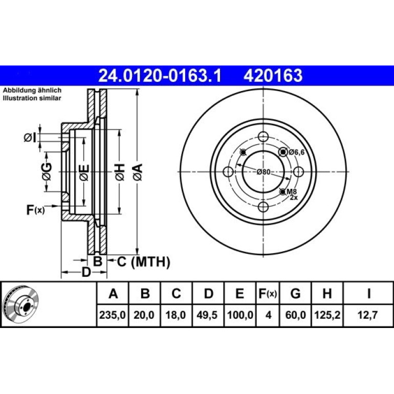 Bremsscheibe 24.0120-0163.1